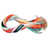 FIRST LOISIRS Sachet de 200 Scoubidous, longueur 80 cm, 10 coul ass