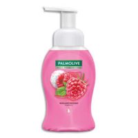 PALMOLIVE Flacon pompe 250ml mousse lavante Pouss'Mousse volumineuse et compacte parfum Framboise