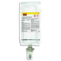 RUBBERMAID Carton de 4 recharges 1000 ml de désinfectant avec alcool pour distributeur AutoFoam