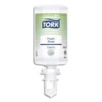 TORK Recharge savon Mousse Limpide S4 1L 99 % des ingrédients sont d’origine naturelle