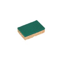 Tampon vert éponge végétale SPONTEX Basic GM-Sachet de 10