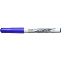 BIC Velleda 1741 Feutres pour Tableau Blanc Effaçables à Sec, Pointe Conique Moyenne - Bleu