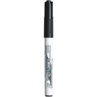 BIC Velleda 1741 Feutres pour Tableau Blanc Effaçables à Sec, Pointe Conique Moyenne - Noir