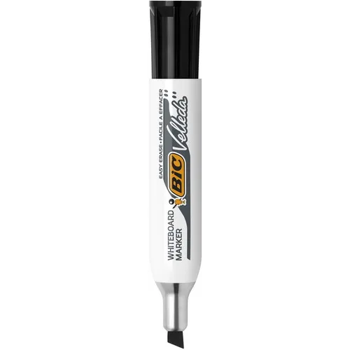 BIC Velleda 1781 Feutres pour Tableau Blanc Effaçables à Sec Pointe Biseautée Large - Noir – Image 3