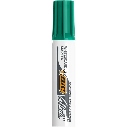 BIC Velleda 1781 Feutres pour Tableau Blanc Effaçables à Sec Pointe Biseautée Large - Vert – Image 2