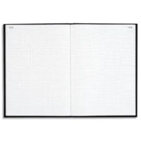 LE DAUPHIN Registre corrige couverture Noire 22,5x34 cm 200 pages quadrillé 5x5