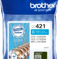 BROTHER Cartouche jet d'encre cyan LC421C