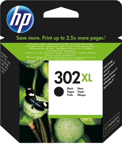 HP 302XL Cartouche d'Encre Noire grande capacité Authentique