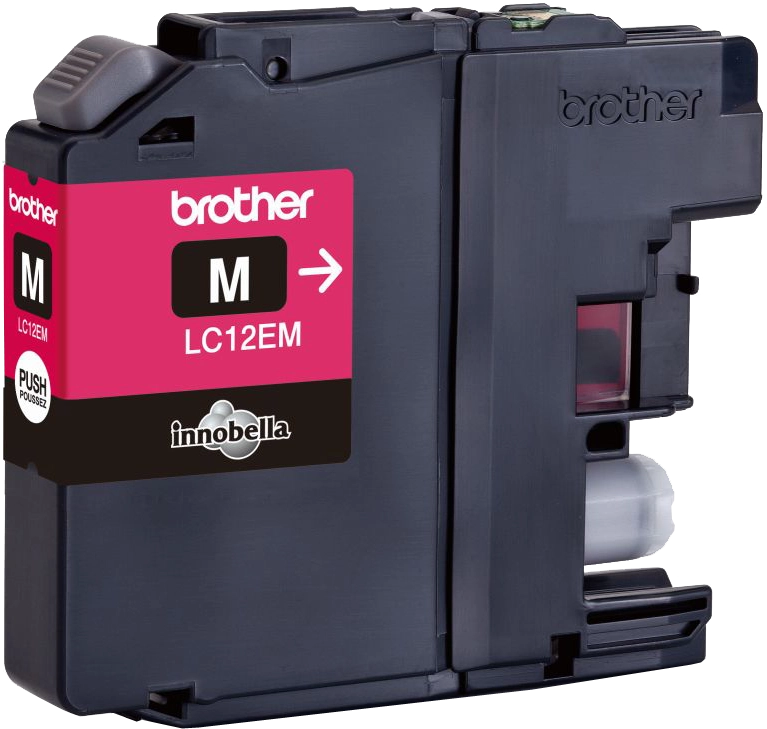 BROTHER cartouche Jet d'encre Magenta LC12EM – Image 2