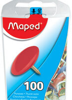 Maped Punaises, recouvertes de plastique, diamètre: 10 mm