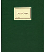 ELVE Registre "Courrier départ", 150 pages, 320 x 240 mm