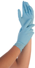 HYGOSTAR Gant en nitrile "SAFE PREMIUM", M, blanc – Image 3