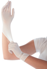 HYGOSTAR Gant en nitrile "SAFE PREMIUM", M, blanc
