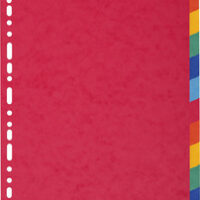 EXACOMPTA Intercalaires en carton, A4, 12 touches