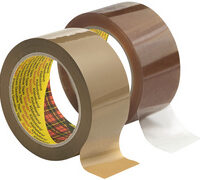 3M Scotch Ruban adhésif, 50 mm x 66 m, 3707, PP, brun