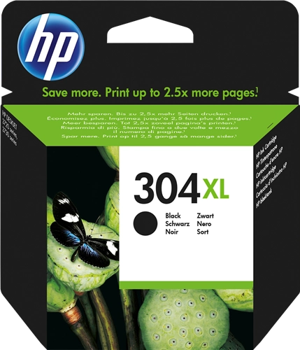 HP 304XL Cartouche d'Encre Noire grande capacité Authentique