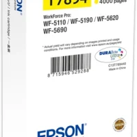 EPSON Cartouche Jet d'Encre Jaune XXL (4 000 p) WF-5xxx - C13T789440