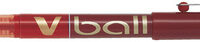 PILOT Stylo roller V Ball VB7, pointe métal, rouge