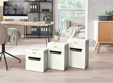 LEITZ Destructeur de documents IQ Protect 6X, P-4, coupe croisée, 4x28mm, 6 feuilles, 10L, 80900000 – Image 2