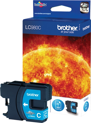 BROTHER Cartouche Jet d'encre Cyan LC980C