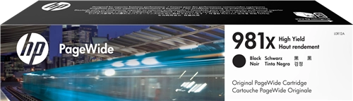 HP Cartouche PageWide Noir 981X L0R12A