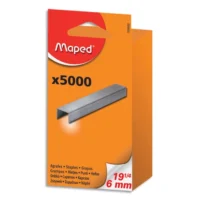 MAPED Boîte de 5000 Agrafes SP19 (6 mm) - jusqu'à 20 feuilles