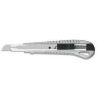 WONDAY Cutter tout métal pour lame de 18mm, prise en main ergonomique, bouton pressoir autobloquant