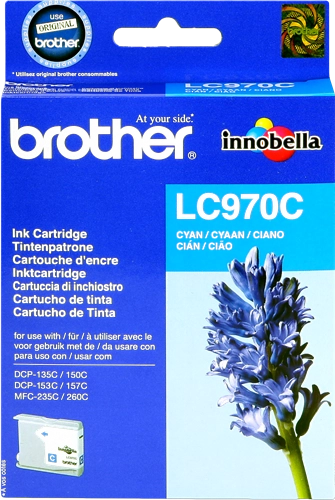 BROTHER Cartouche Jet d'encre Cyan LC970C – Image 2