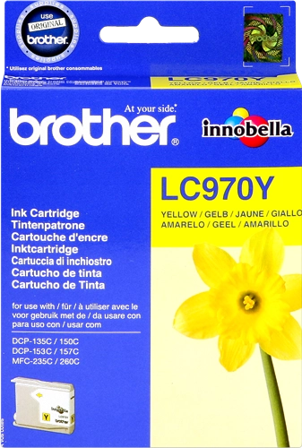 BROTHER Cartouche Jet d'encre Jaune LC970Y – Image 2