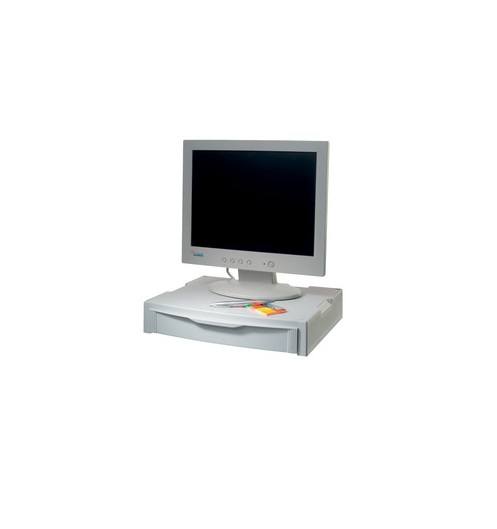 HAN Support pour écran & imprimante MONITOR STAND, gris clair – Image 3
