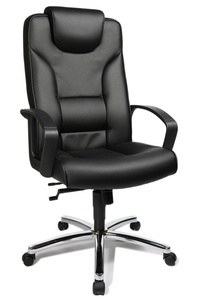 Topstar Fauteuil de direction "Comfort Point 50", chrome/noir