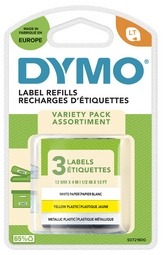DYMO Ruban d'étiquette LetraTag, papier, 12 mm x 4 m blanches, – Image 2