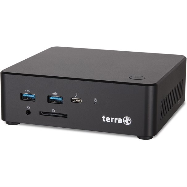 TERRA PC-Micro 6000C GREENLINE • Intel® Core™ i5-1334U (12 MB Intel Smart Cache, max. 4.60 GHz) • Windows 11 Pro • 2x 8 Go RAM • 1x 512 Go SSD M.2 PCIe/NVMe • Intel Iris Xe Graphics • 1x HDMI 2.1, 1x DP 1.4, 2x LAN, 1x audio I/O • 4x USB 3.2, 2x Thunderbolt 4 (DP 1.4) – Image 5