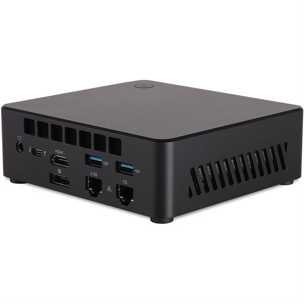 TERRA PC-Micro 6000C GREENLINE • Intel® Core™ i5-1334U (12 MB Intel Smart Cache, max. 4.60 GHz) • Windows 11 Pro • 2x 8 Go RAM • 1x 512 Go SSD M.2 PCIe/NVMe • Intel Iris Xe Graphics • 1x HDMI 2.1, 1x DP 1.4, 2x LAN, 1x audio I/O • 4x USB 3.2, 2x Thunderbolt 4 (DP 1.4) – Image 2