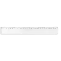 WONDAY Règle plate 40 cm sous étui packbordable