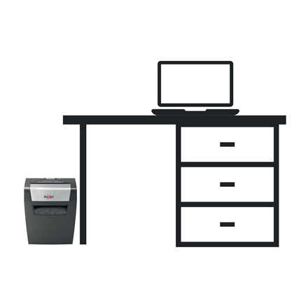 Rexel Destructeur de documents Momentum X308, particules – Image 4