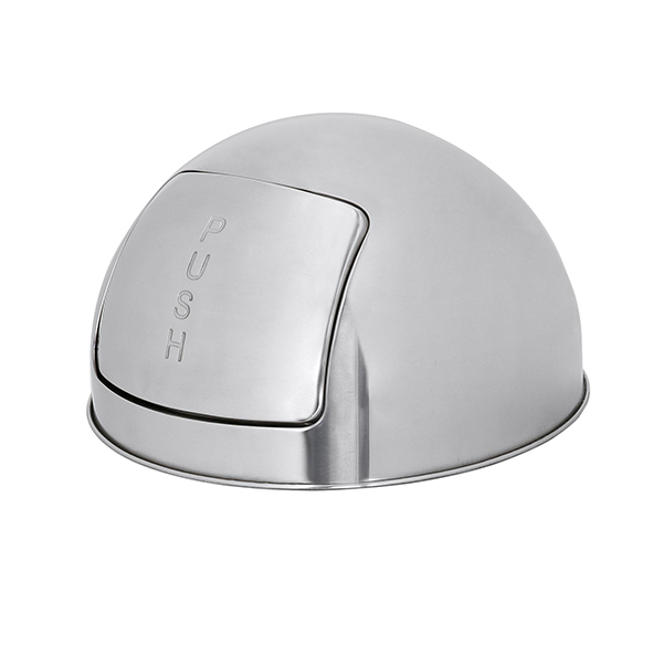 Poubelle trappe push capacité 50 l + seau intérieur – Image 3