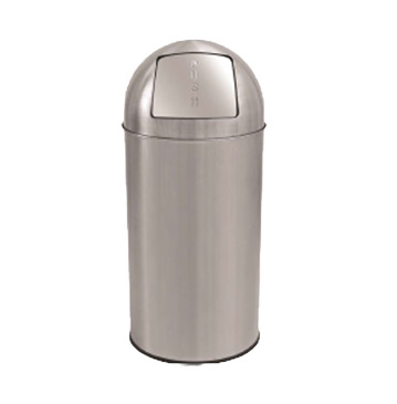 Poubelle trappe push capacité 50 l + seau intérieur – Image 6