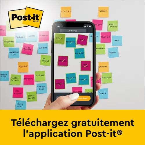 POST-IT Lot de 2 Meeting-chart + 1 offert - Bloc de 30 feuilles - format 63,5 x 77,4 cm – Image 5