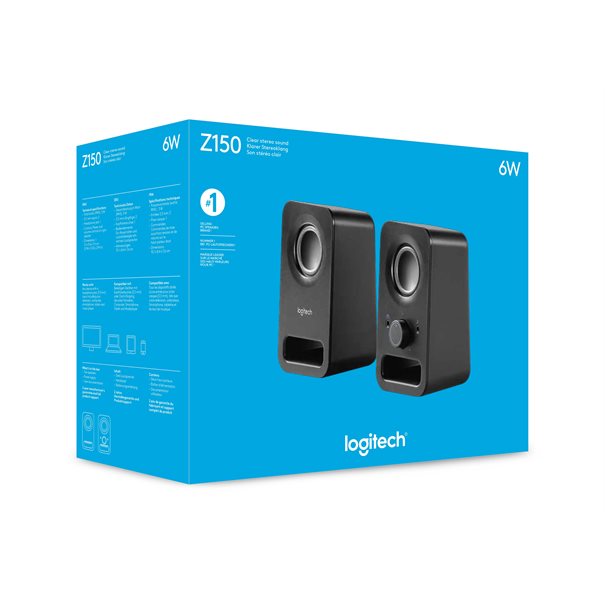 Logitech Speaker Z150 2.0 Klinke black – Image 8