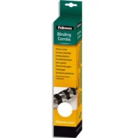 FELLOWES Boîte de 100 peignes anneaux plastique 19 mm Blanc 5347405