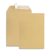 GPV Paquet de 10 pochettes kraft armé 130g C5 simple 35021