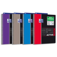 OXFORD Activebook 160 pages (couverture PP), Séyès (technologie réglure SCRIBZEE). Format A4+