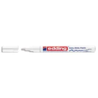 EDDING Marqueur peinture encre permanente laquée Blanc pour toutes surfaces pointe fine