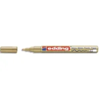 EDDING Marqueur peinture encre permanente laquée or pour toutes surfaces pointe fine