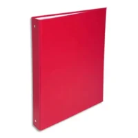 EXACOMPTA Classeur 4 anneaux de 30 mm, en polypropylène, dos de 4 cm, Rouge
