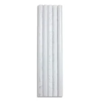 CLAIREFONTAINE Rouleau papier cadeau Blanc Premium 80g. Dimensions 2x0,70m. Coloris Blanc&Blanc 5 motifs