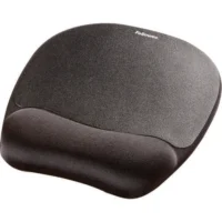 FELLOWES Tapis de souris repose poignet Mousse Noir 9176501