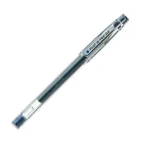 PILOT Stylo à bille pointe hi-tech extra-fine encre gel Bleue corps plastique avec capuchon G-TEC-C4