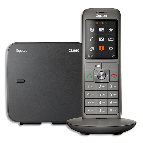 GIGASET Téléphone CL660 SOLO S38852-H2804-N101 sans répondeur